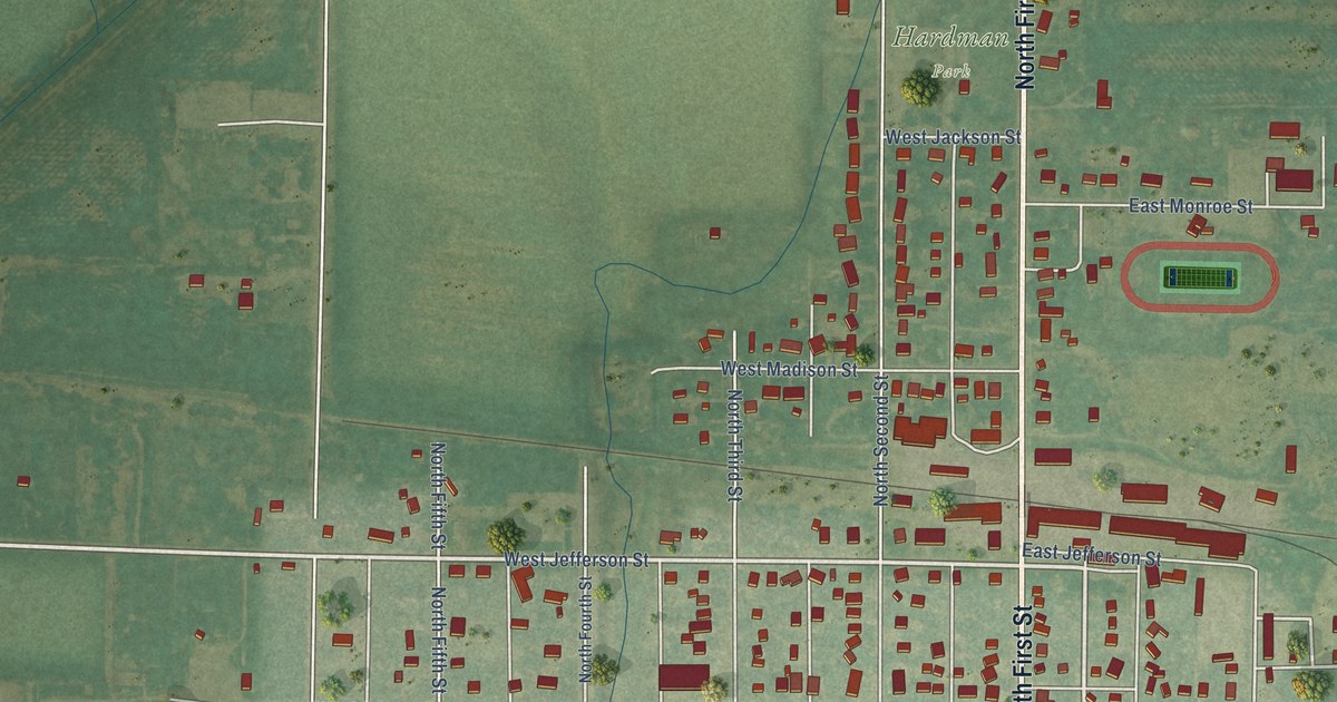 Map of Osborne, Kansas in 2026