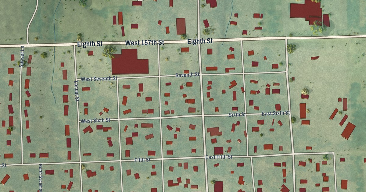 Map of Overbrook, Kansas in 2026