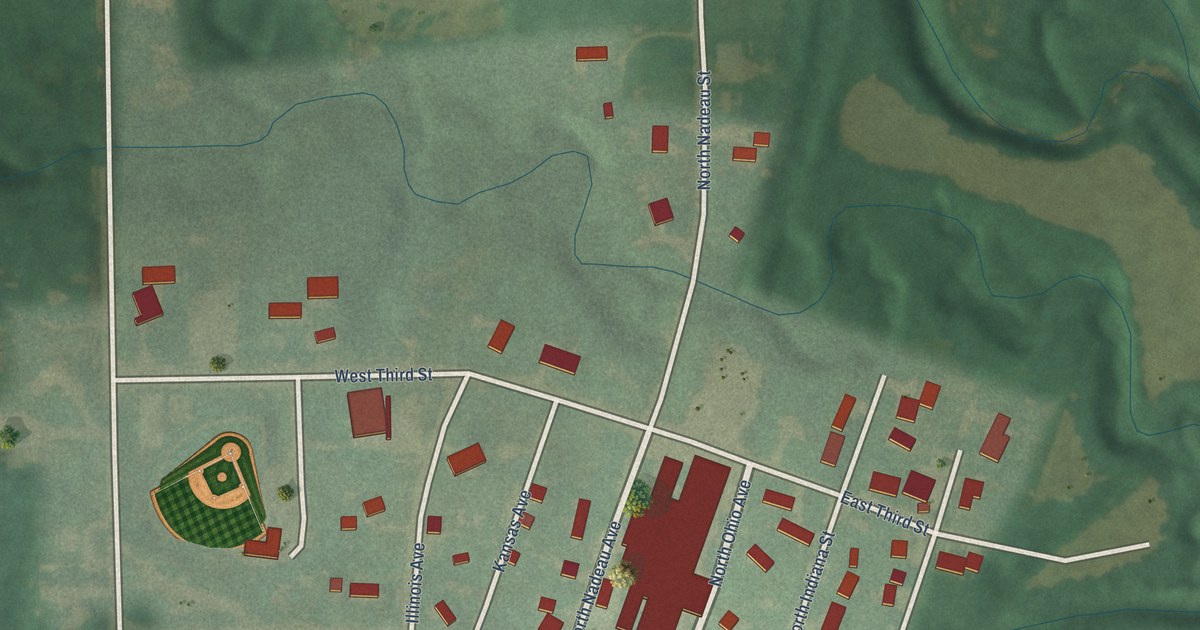 Map of Palmer, Kansas in 2026