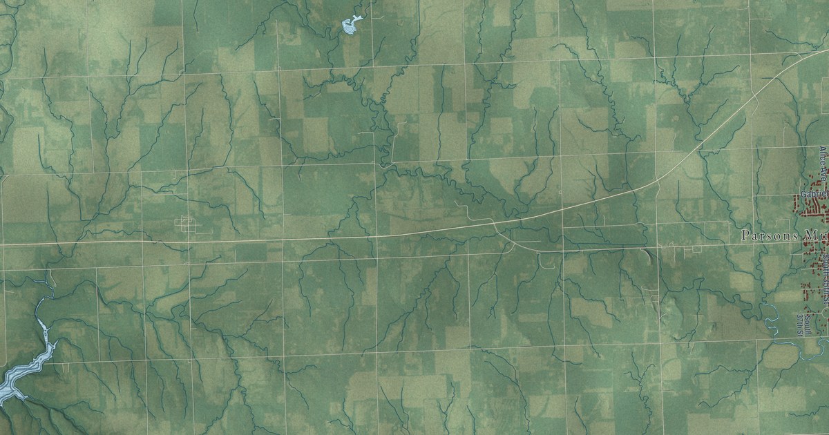 Map of Parsons, Kansas in 2026