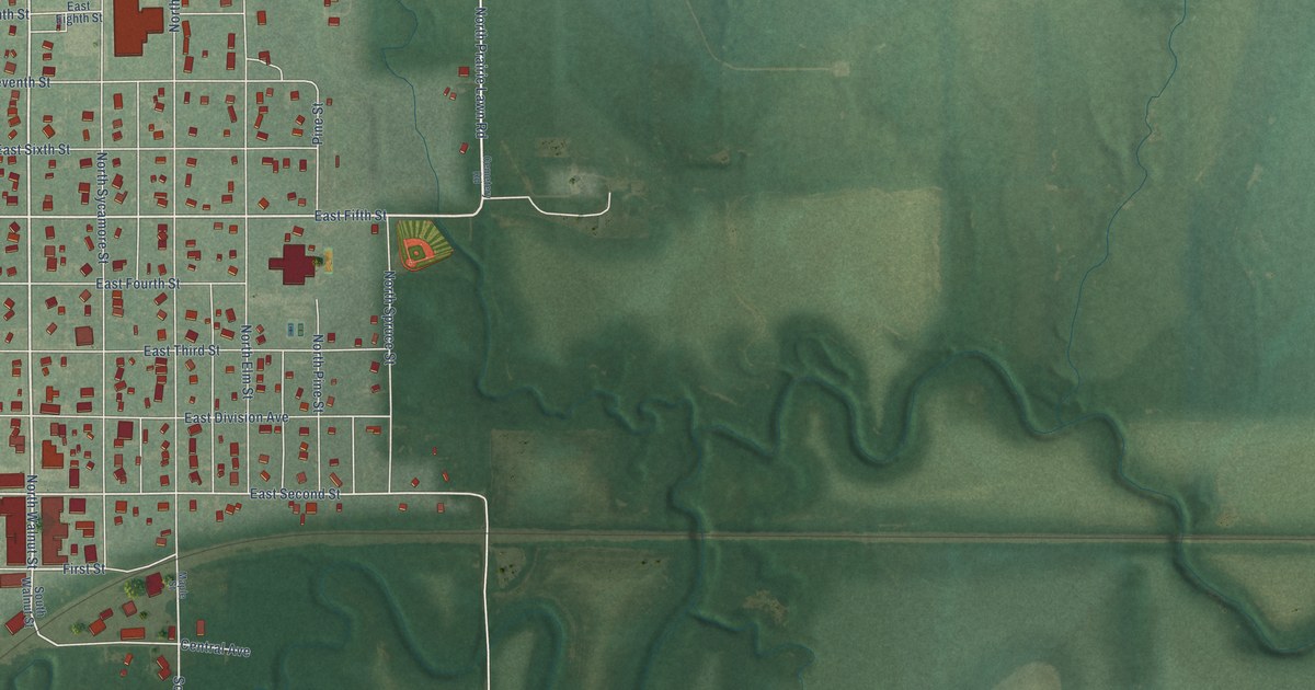 Map of Peabody, Kansas in 2026