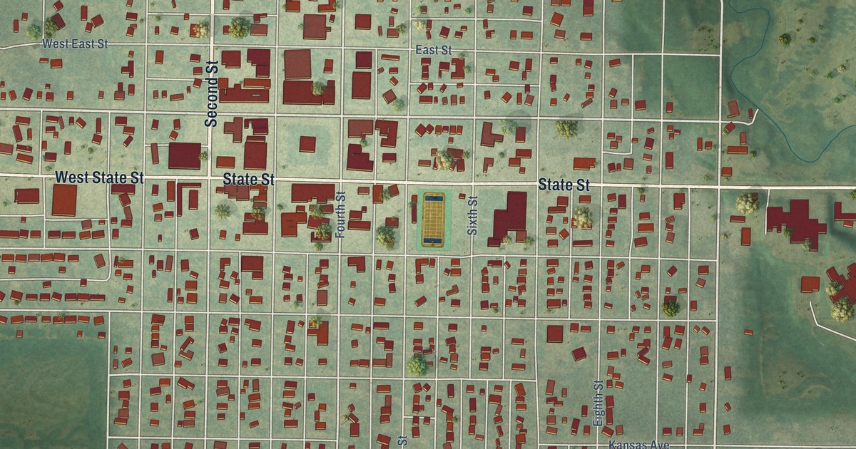 Map of Phillipsburg, Kansas in 2026