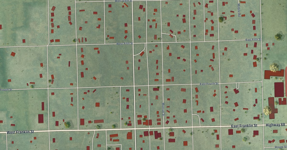 Map of Pomona, Kansas in 2026