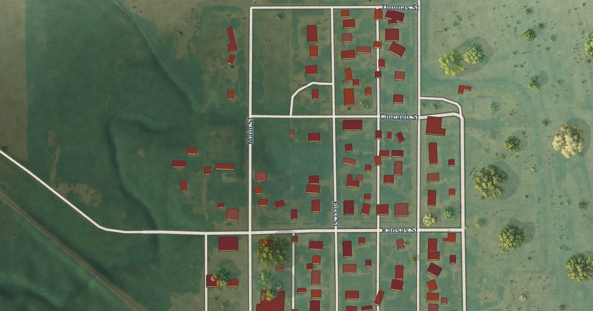 Map of Prairie View, Kansas in 2026