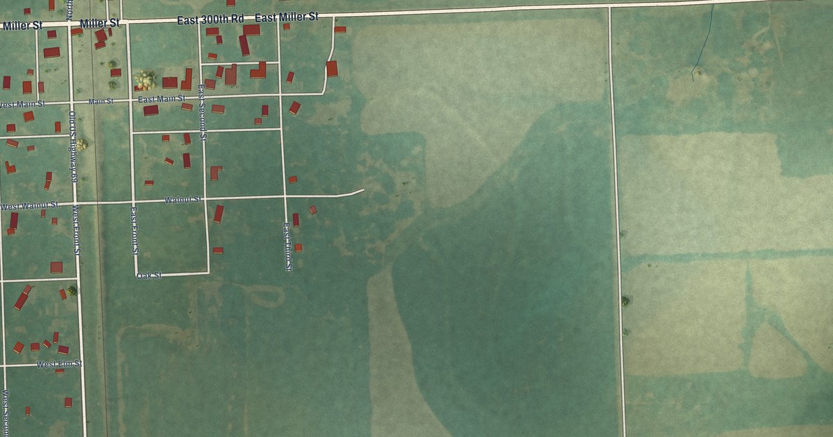 Map of Prescott, Kansas in 2026
