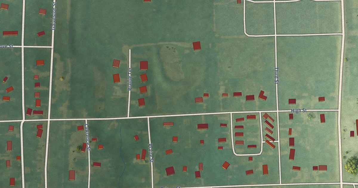 Map of Princeton, Kansas in 2026