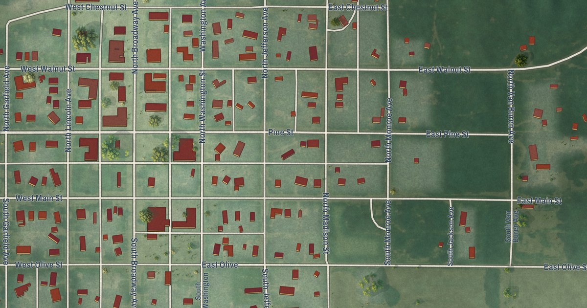 Map of Protection, Kansas in 2026