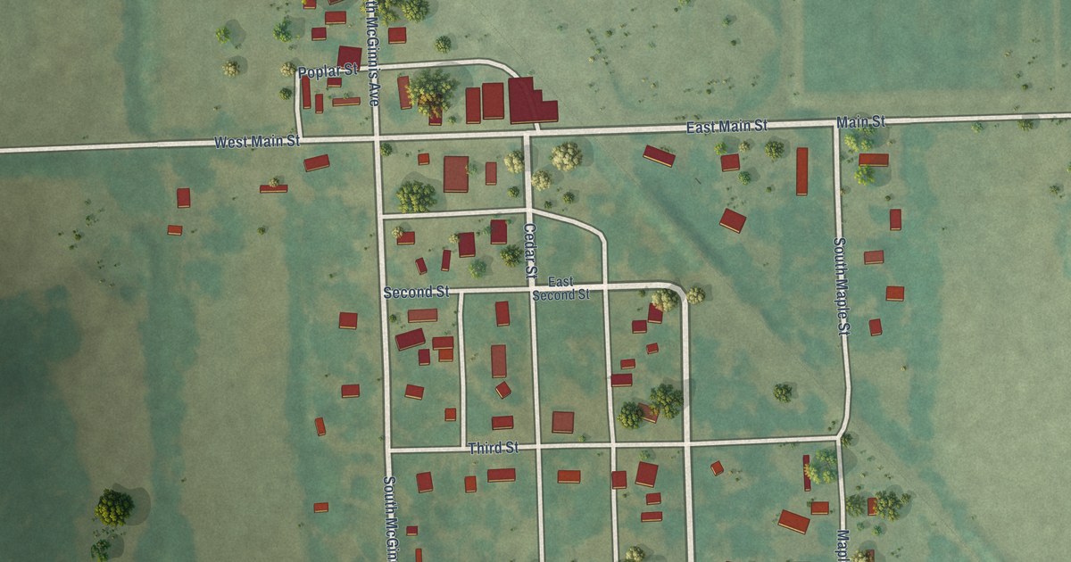 Map of Rantoul, Kansas in 2026
