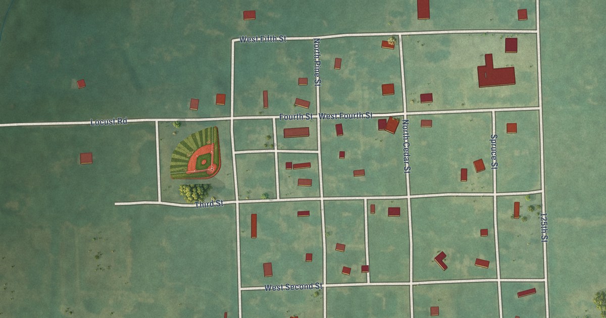 Map of Redfield, Kansas in 2026