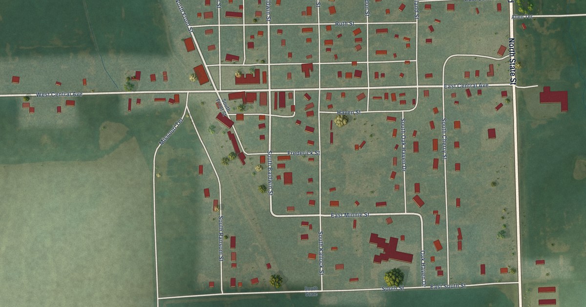 Map of Richmond, Kansas in 2026
