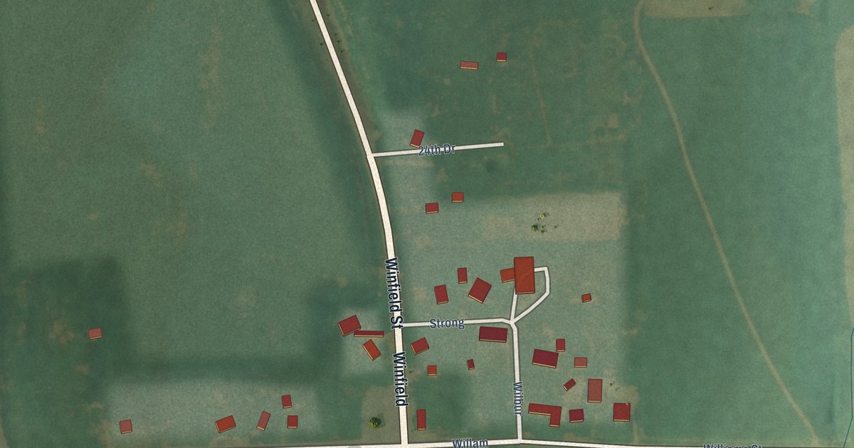 Map of Rock, Kansas in 2026