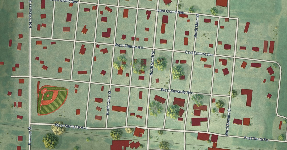 Map of Rozel, Kansas in 2026