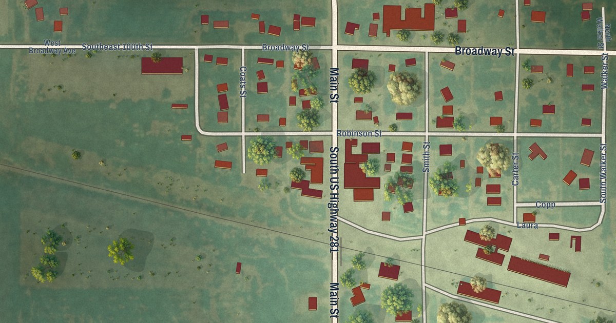 Map of Sawyer, Kansas in 2026