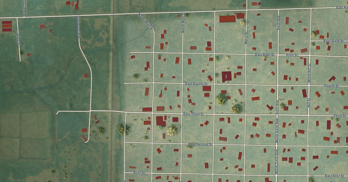 Map of Scammon, Kansas in 2026