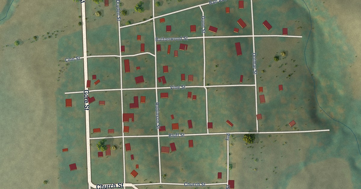 Map of Severance, Kansas in 2026