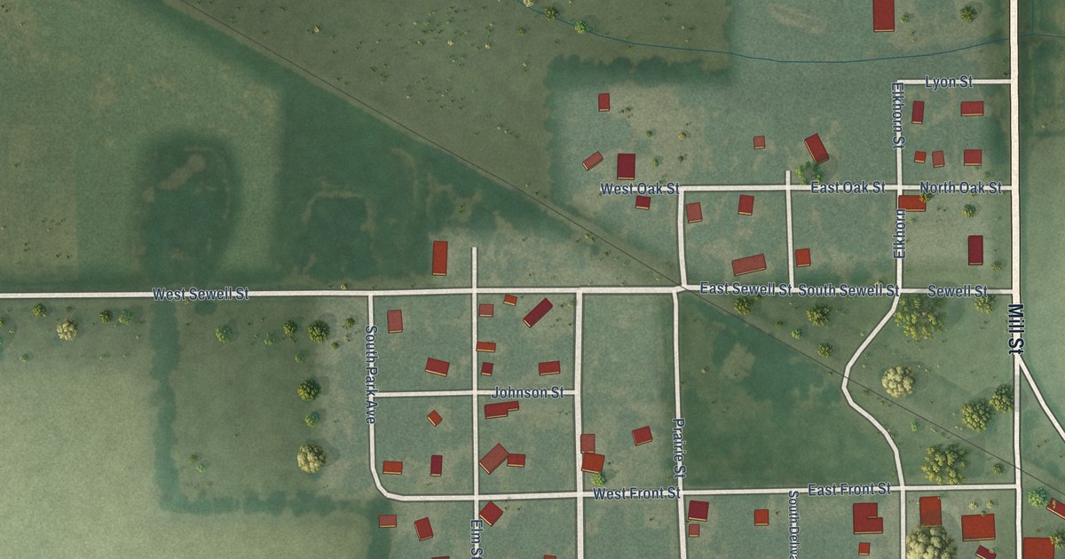 Map of Simpson, Kansas in 2026