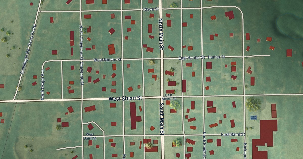 Map of South Haven, Kansas in 2026