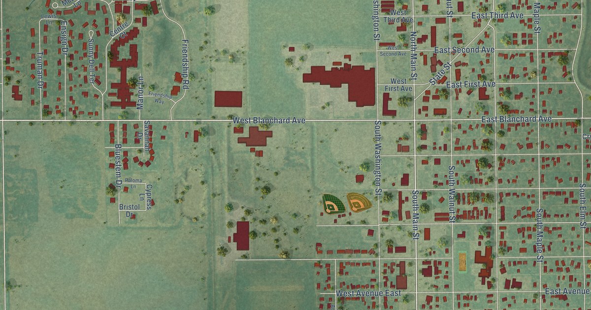 Map of South Hutchinson, Kansas in 2026