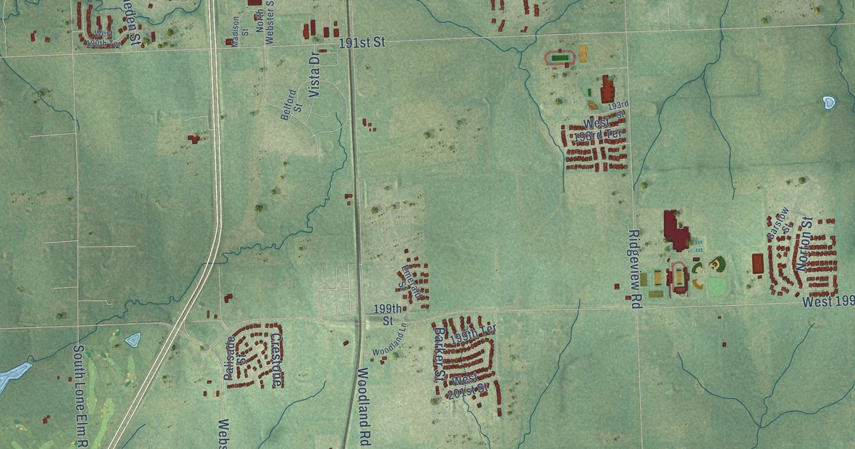 Map of Spring Hill, Kansas in 2026