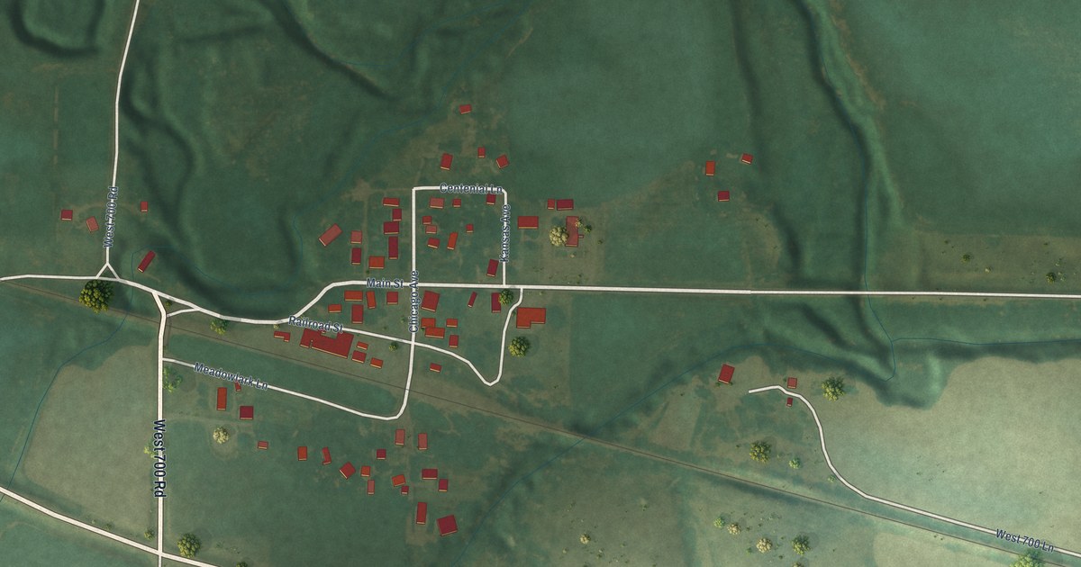 Map of Stuttgart, Kansas in 2026