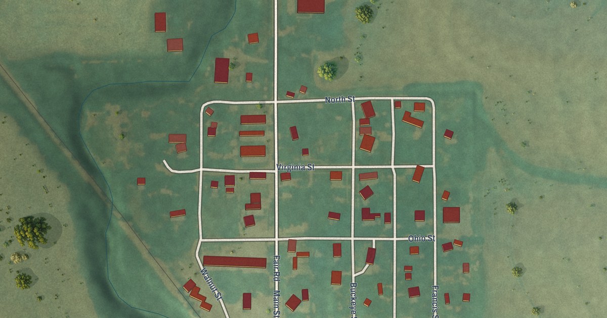 Map of Talmage, Kansas in 2026