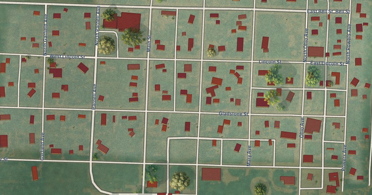 Map of Utica, Kansas in 2026