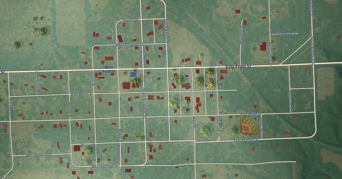 Map of Walnut, Kansas in 2026