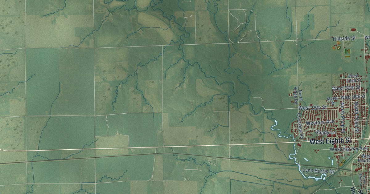 Map of Wellington, Kansas in 2026