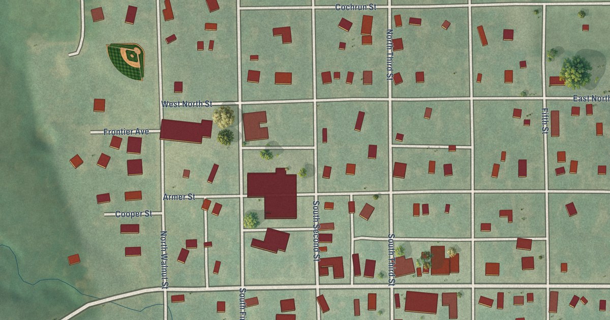 Map of Westmoreland, Kansas in 2026