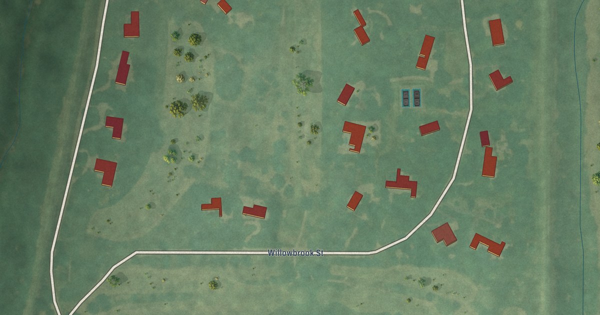 Map of Willowbrook, Kansas in 2026