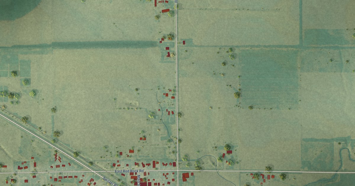 Map of Yoder, Kansas in 2026