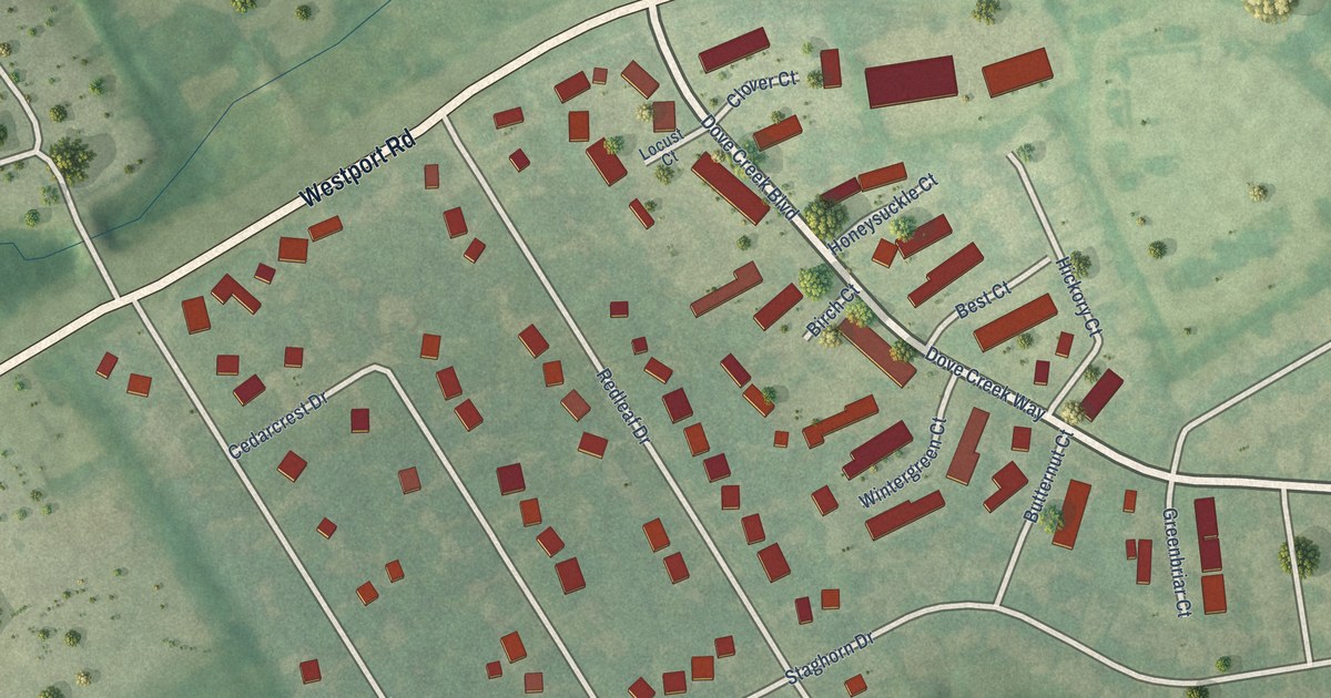 Map of Briarwood, Kentucky in 2026