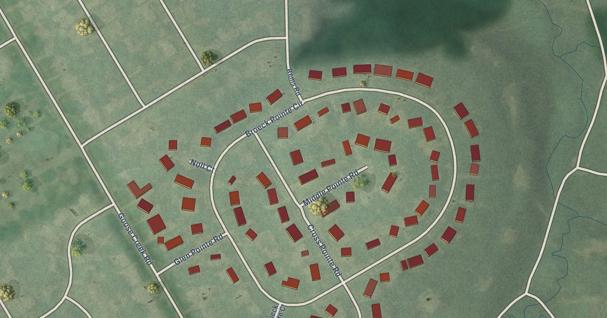 Map of Broeck Pointe, Kentucky in 2026