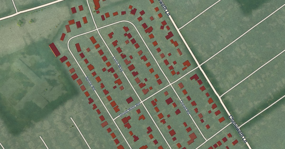Map of Brownsboro Village, Kentucky in 2026