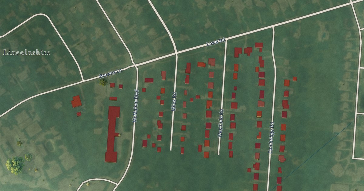 Map of Cambridge, Kentucky in 2026