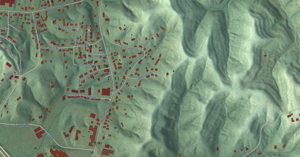 Map of Cannonsburg, Kentucky in 2026
