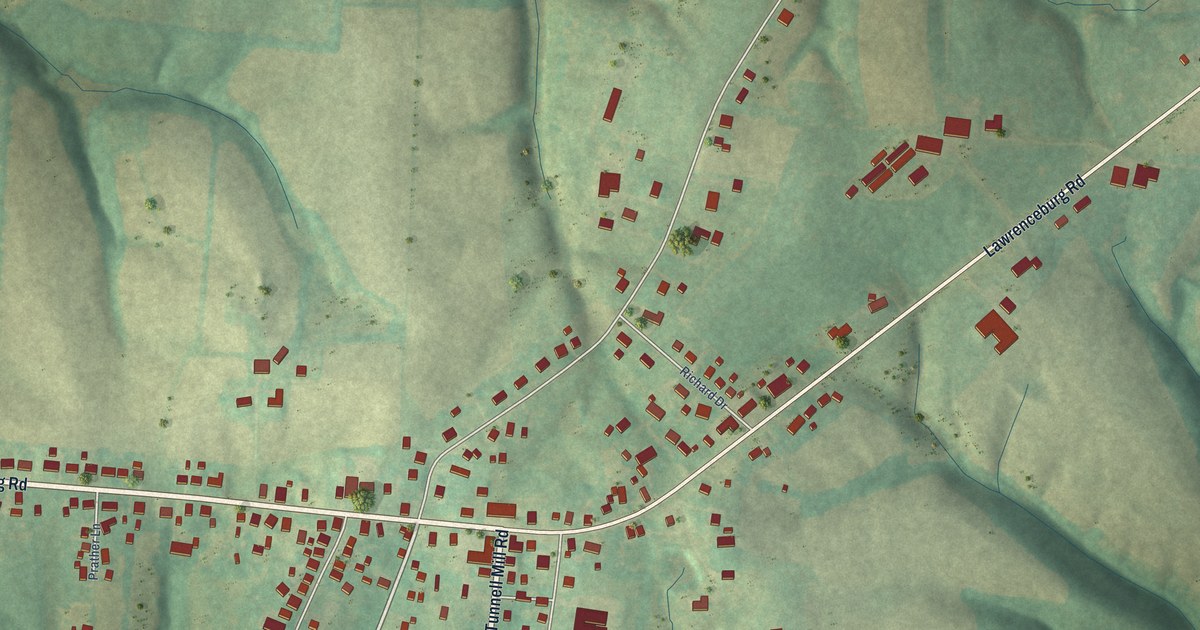 Map of Chaplin, Kentucky in 2026