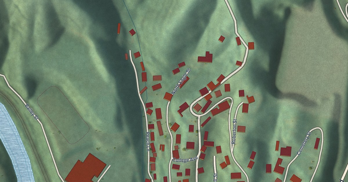 Map of Combs, Kentucky in 2026