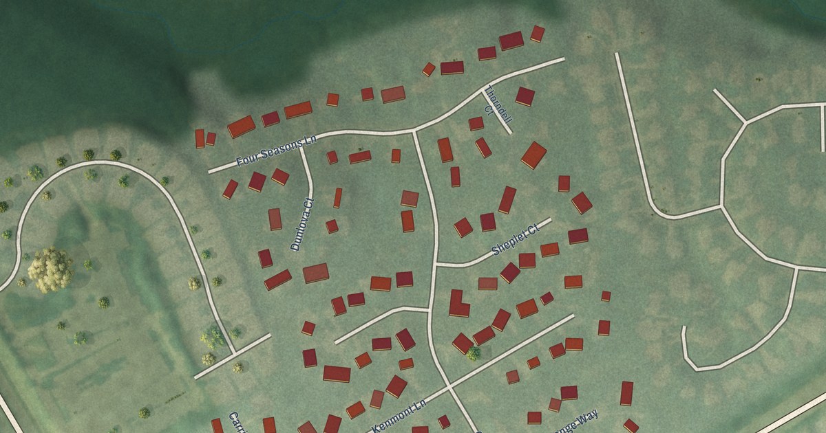 Map of Creekside, Kentucky in 2026