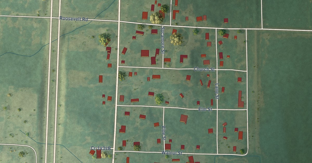 Map of Dexter, Kentucky in 2026