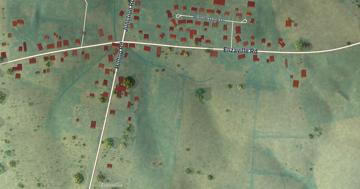 Map of Elizaville, Kentucky in 2026