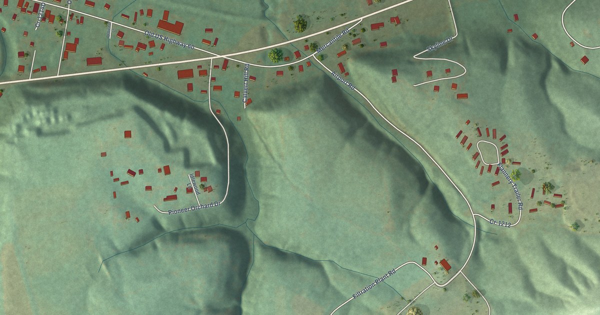 Map of Farmers, Kentucky in 2026
