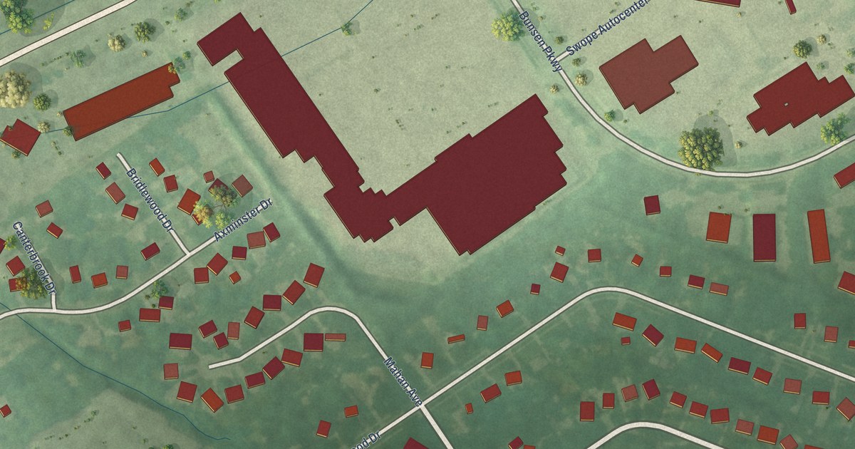 Map of Forest Hills, Kentucky in 2026