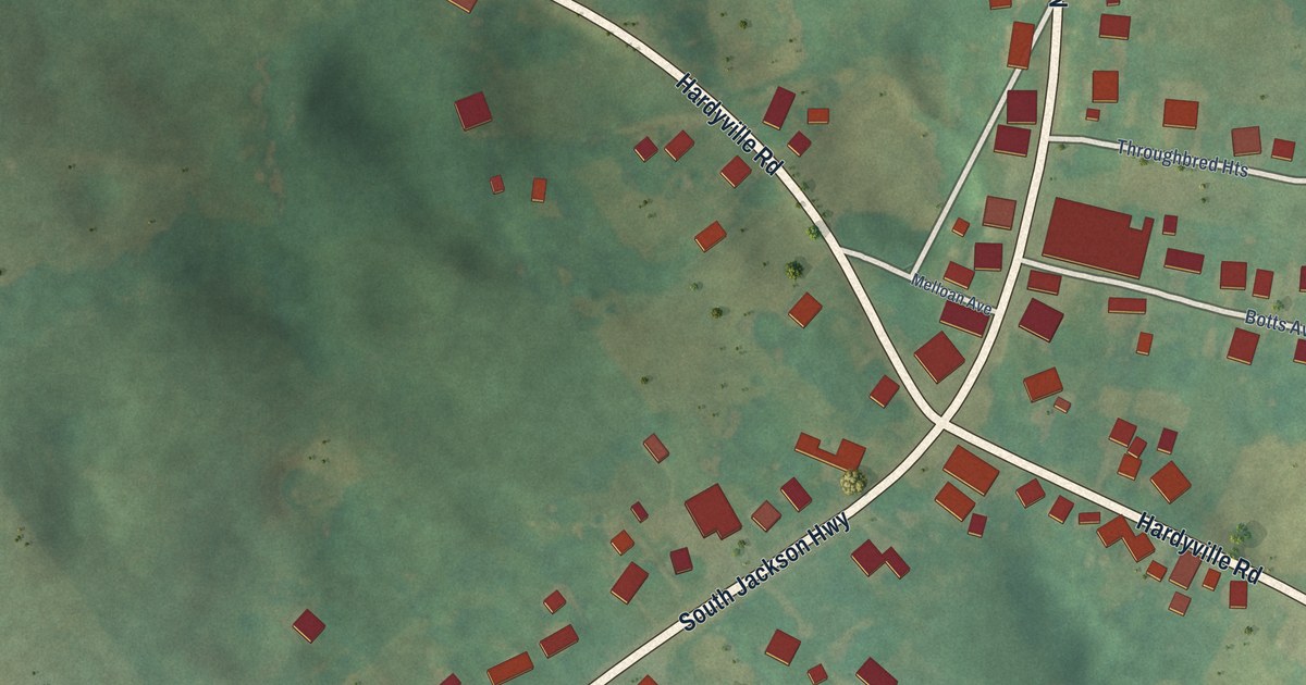 Map of Hardyville, Kentucky in 2026