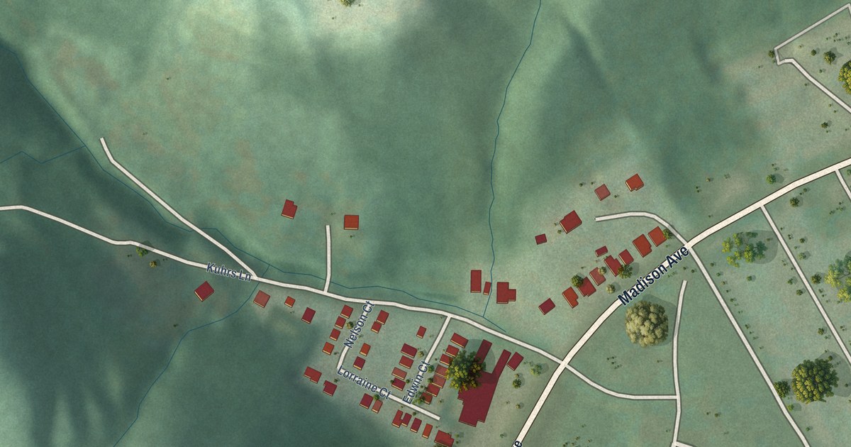 Map of Kenton Vale, Kentucky in 2026