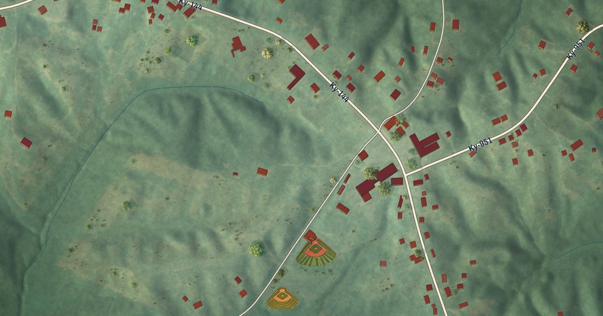 Map of Knottsville, Kentucky in 2026