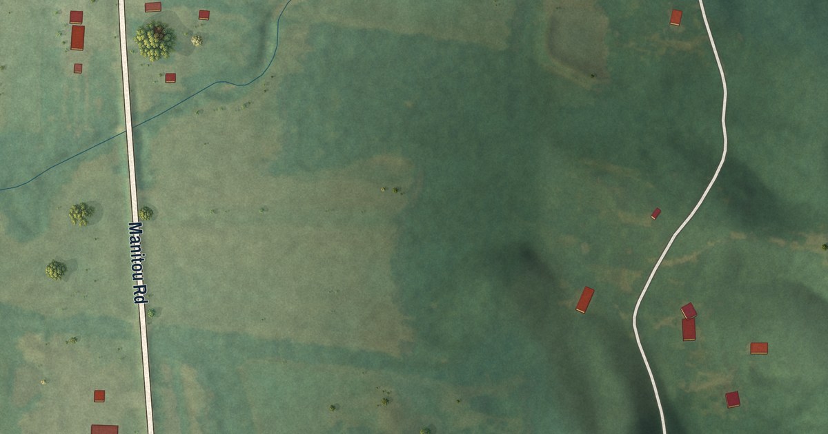 Map of Manitou, Kentucky in 2026