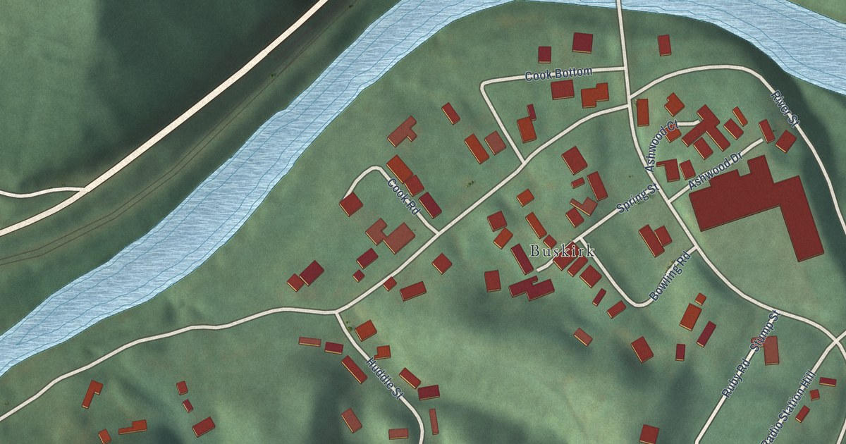Map of McCarr, Kentucky in 2026