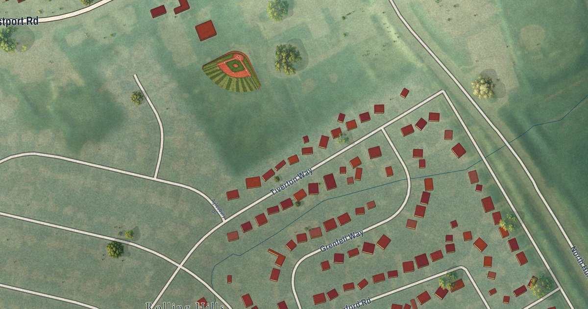 Map of Meadow Vale, Kentucky in 2026