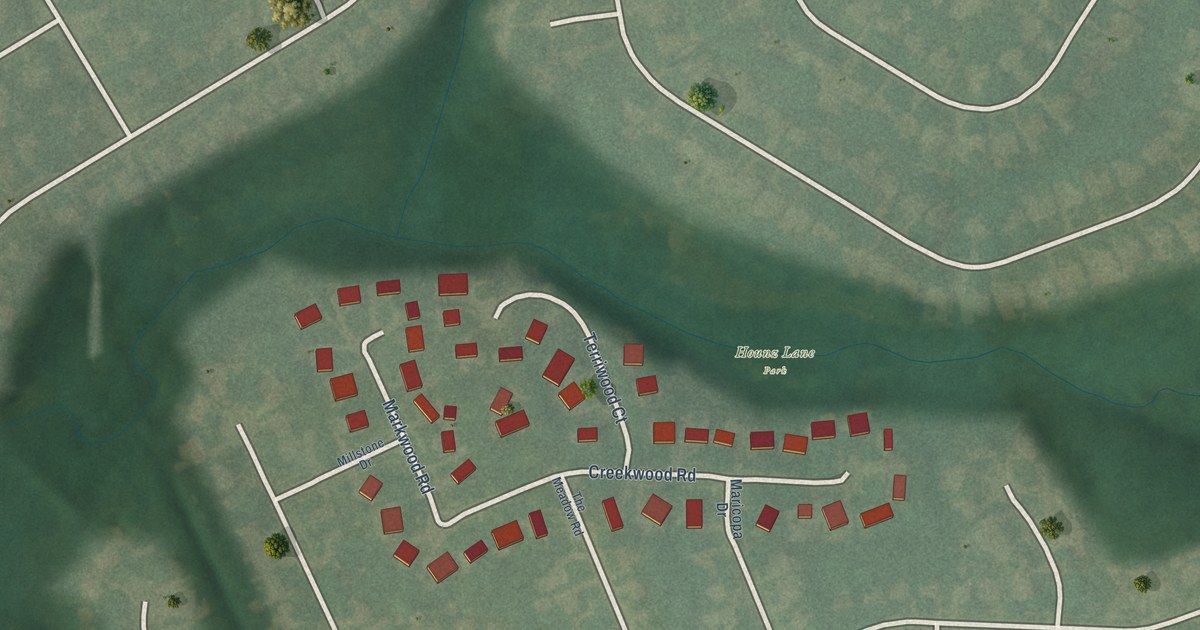 Map of Meadowbrook Farm, Kentucky in 2026